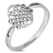 Silver Plain Celtic Ring - rp887